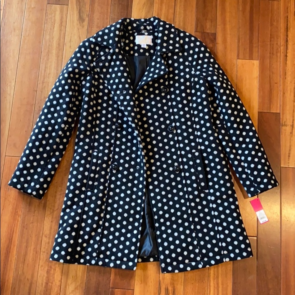 Xhileration size small polka dot coat